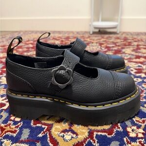 Dr. Martens Black Platform Shoes